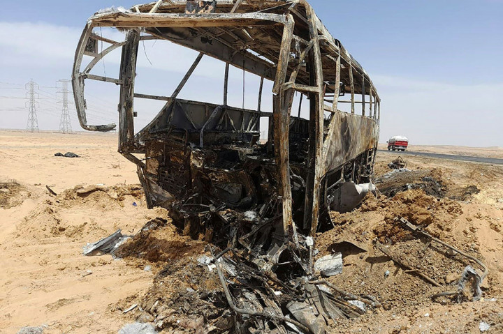 Tragis! 10 Orang Meninggal akibat Kecelakaan Bus di Mesir