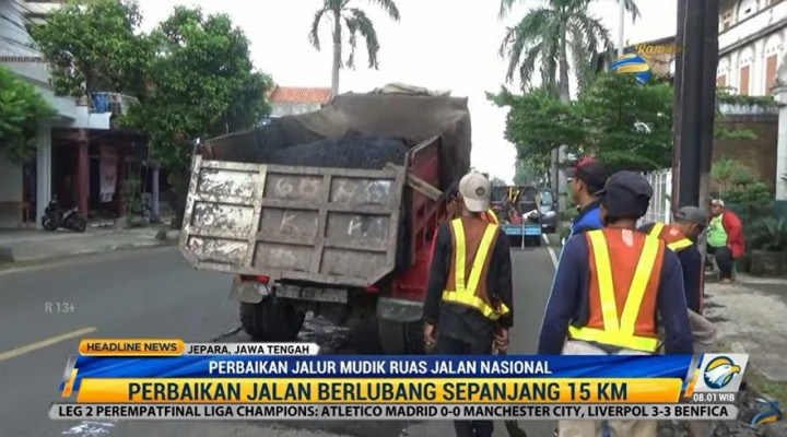 Jepara Kebut Perbaikan Jalan Nasional Jelang Mudik Lebaran