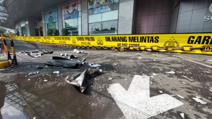 Polda Jatim Olah TKP Tunjungan Plaza 5 Surabaya Usai Terbakar