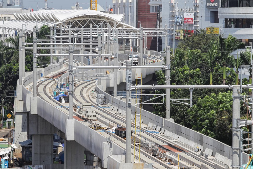 Ilustrasi pembangunan infrastruktur. Foto: dok MI/Pius Erlangga.