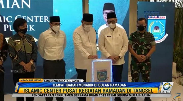 Sepekan Baru Diresmikan, Islamic Center Jadi Pusat Kegiatan Ramadan Warga Tangsel