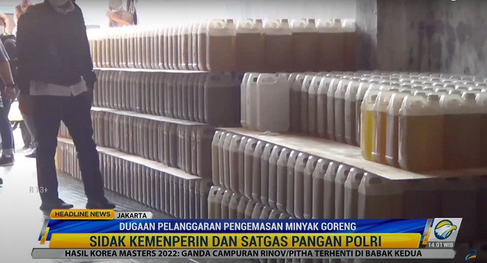 Menteri Perindustrian Temukan Dugaan Kecurangan Distributor Minyak Goreng