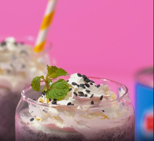 Black Sesame Latte, Minuman ala Cafe dari Wijen Hitam