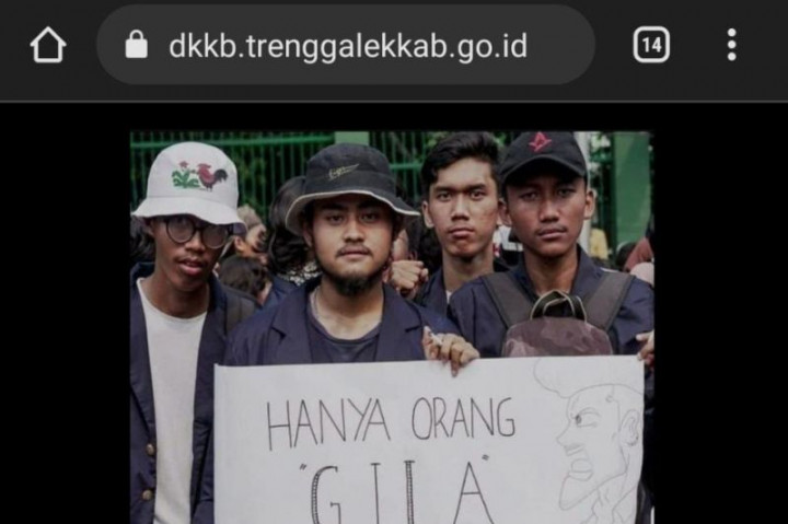 60 Laman Resmi Dinas dan Lembaga Pemkab Trenggalek Diretas