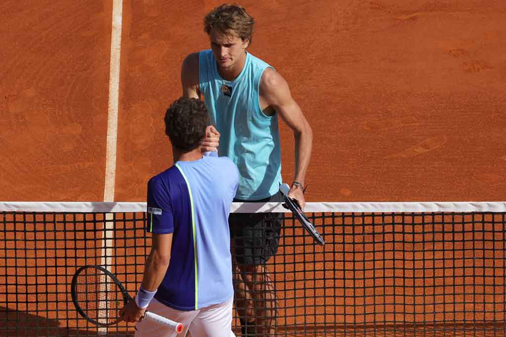 Tenis: Tekuk Busta, Zverev ke Perempat Final Monte Carlo Masters
