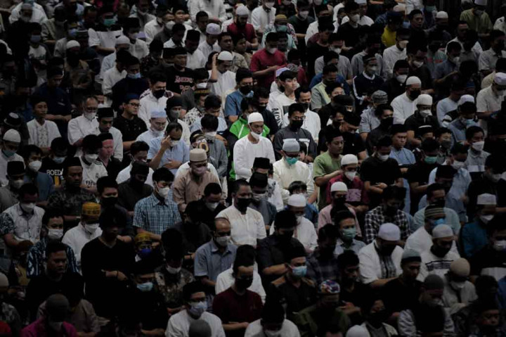 Potret Salat Jumat Pekan Kedua Ramadan di Masjid Istiqlal