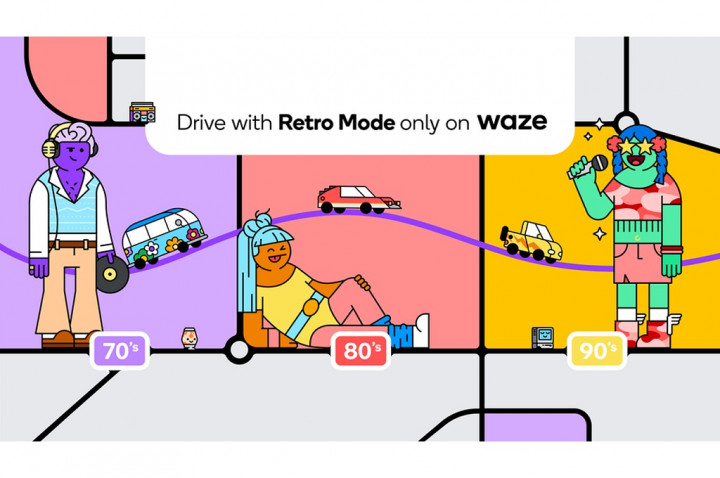 Update Terkini Waze Hadirkan Mode Retro Baru