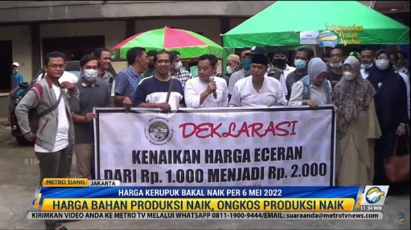 Siap-Siap, Harga Kerupuk Kaleng Bakal Naik Per 6 Mei