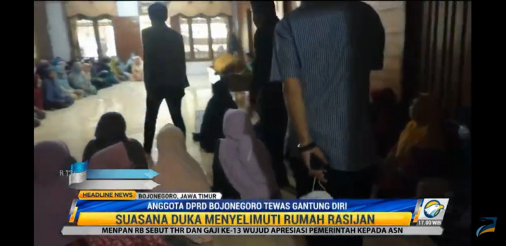 Diduga Depresi, Anggota DPRD Bojonegoro Bunuh Diri