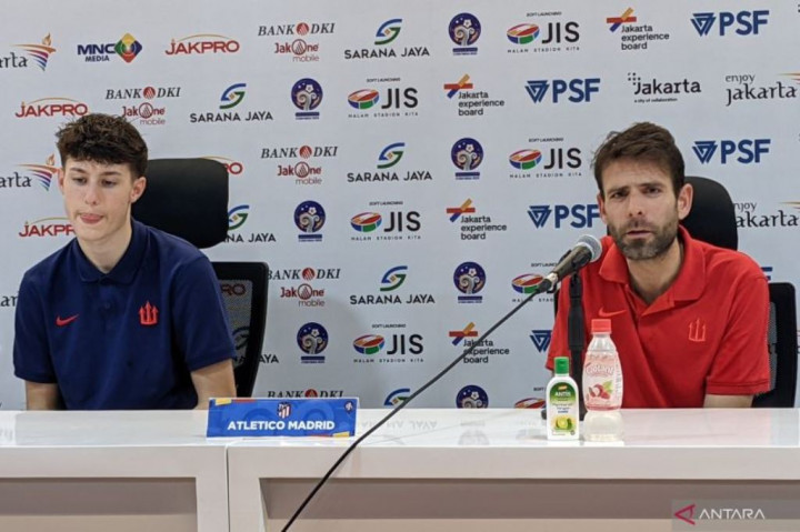 Pelatih Atletico Madrid U-18 Mengaku Sulit Kalahkan indonesia All Stars