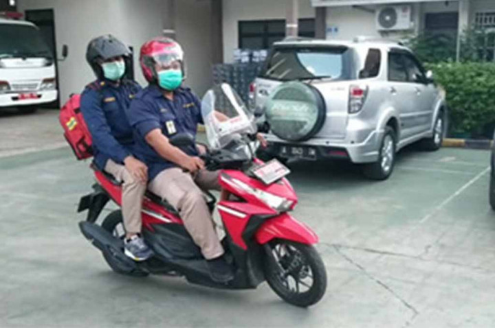 Ambulan Motor Siap Fasilitasi Pemudik di Merak