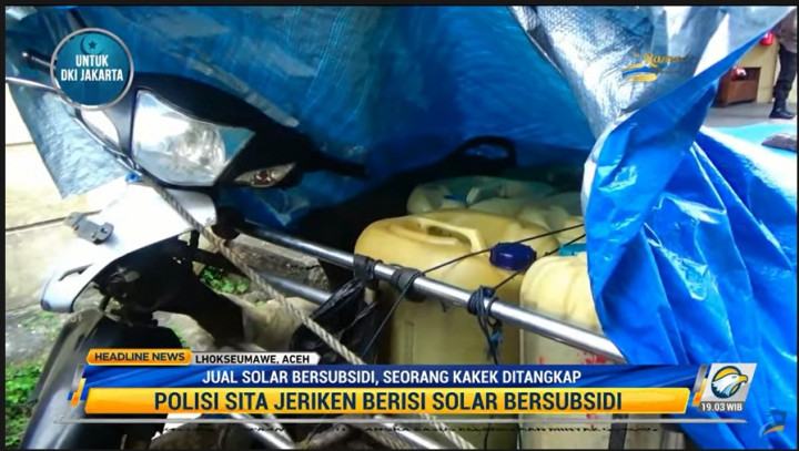Jual Solar Bersubsidi, Seorang Kakek Ditangkap