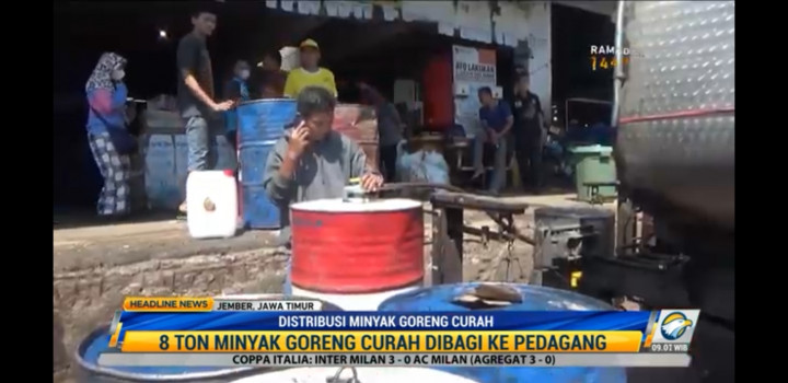 Pemkab Jember Salurkan 8 Ton Minyak Goreng Curah
