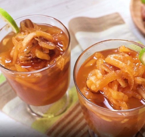 Es Rujak Blewah Kurma, Rasanya Unik dan Asyik