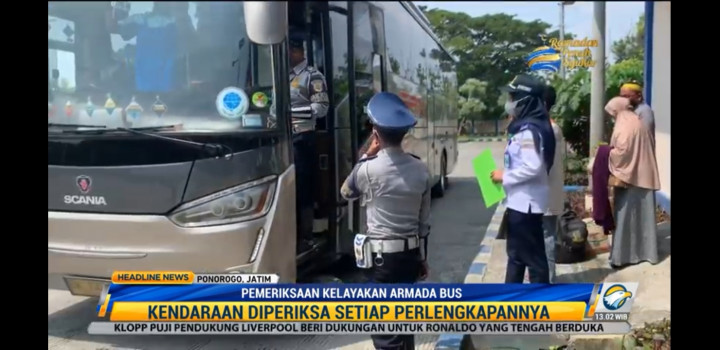 Jelang Arus Mudik, Terminal Seloaji Ponorogo Galakkan Ramp Check