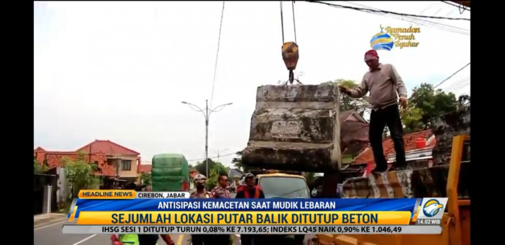 Antisipasi Kemacetan, Sejumlah U-Turn Pasar Tumpah di Cirebon Ditutup