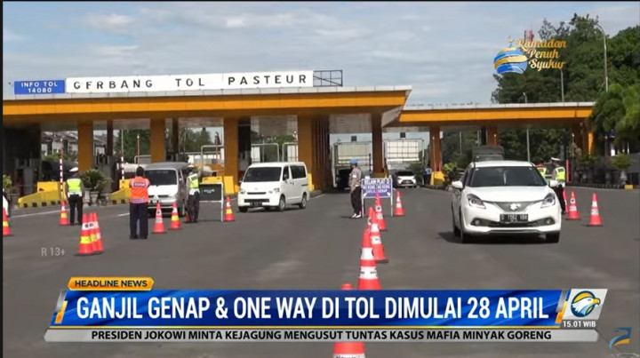 Gage dan <i>One Way</i> di Tol Berlaku Mulai 28 April