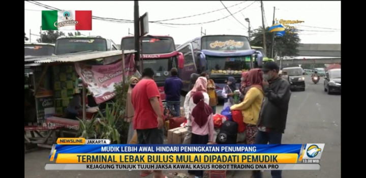 Bergeliat Lagi, Terminal Lebak Bulus Mulai Dipadati Pemudik