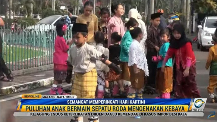 Semangat Anak di Malang Memperingati Hari Kartini