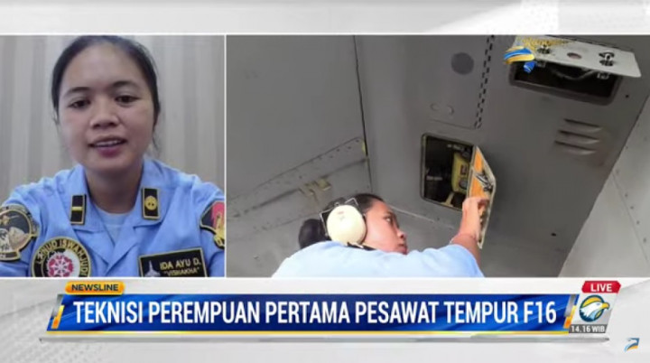 Teknisi Perempuan Pertama Pesawat Tempur F-16 Berbagi Cerita