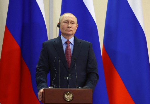 Presiden Rusia Vladimir Putin. Foto: AFP