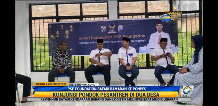 PSP Foundation Safari Ramadan ke 2 Ponpes di Deli Serdang