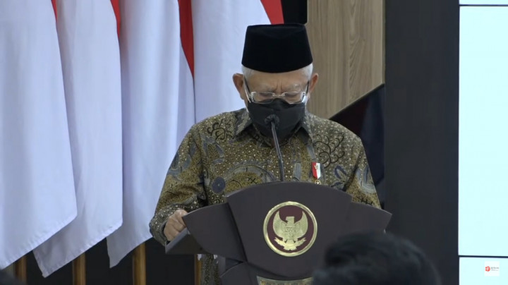 Ma'ruf Amin Resmikan Laboratorium Riset Produk Halal BRIN