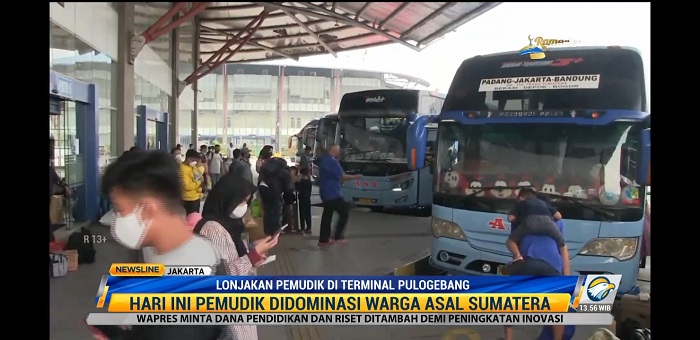 Jelang Arus Mudik 2022, Terminal Pulo Gebang Mulai Padat
