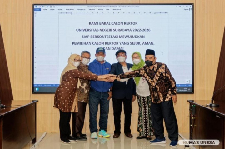 6 Nama Siap Berkontestasi dalam Pemilihan Rektor UNESA, Ini Daftarnya