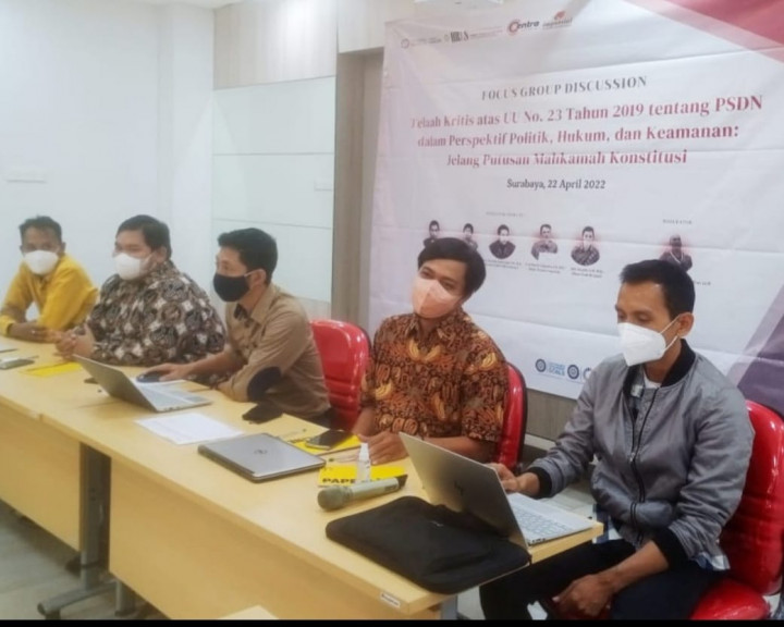 Ancaman dalam UU PSDN Berpotensi Timbulkan Konflik Horizontal