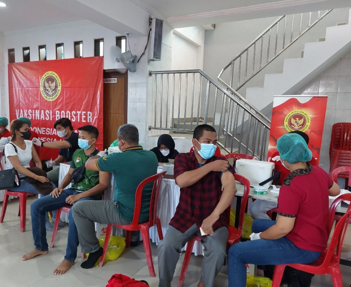 Antisipasi Lonjakan Covid-19, BIN Bali Safari Vaksinasi di Masjid