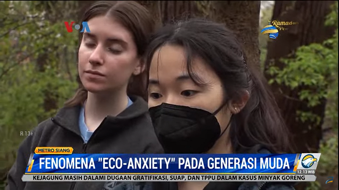 Fenomena Eco-Anxiety pada generasi muda. Foto: Dok/Metro TV