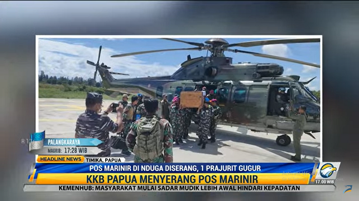1 Prajurit Gugur Diduga Akibat Serangan KKB Papua
