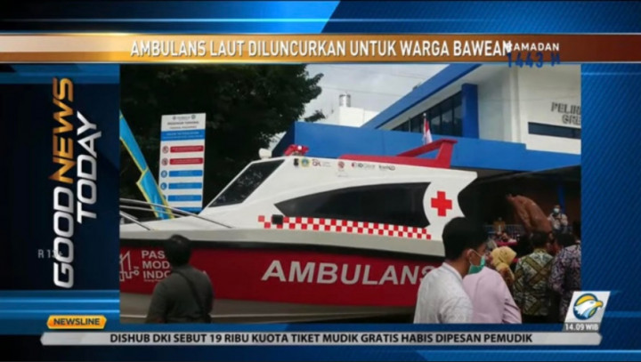 Ambulans Laut Beroperasi Melayani Warga Pulau Bawean