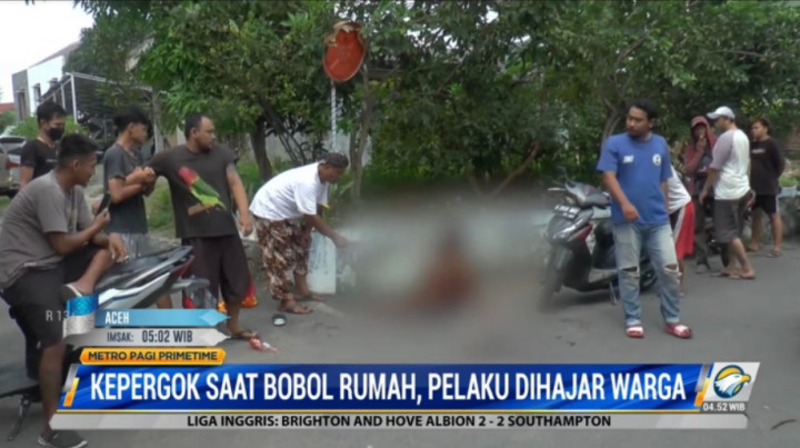 Pencuri Babak Belur Dihakimi Massa Usai Kepergok Bobol Rumah