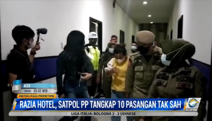 Satpol PP Temukan 10 Pasangan Tidak Sah di Hotel Pare-Pare