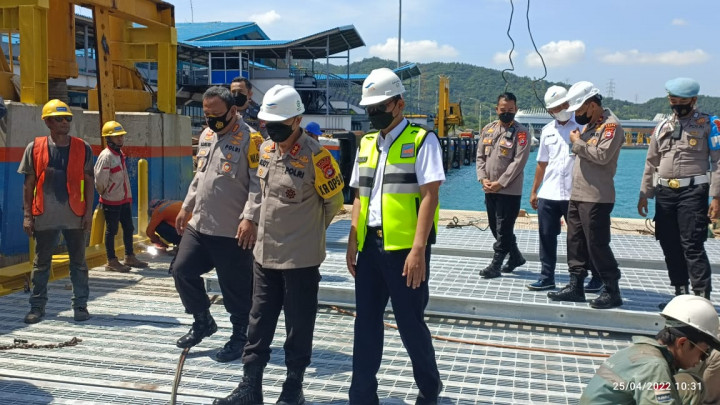 Kapolda Banten Minta Perbaikan Dermaga 1 Pelabuhan Merak Segera Rampung