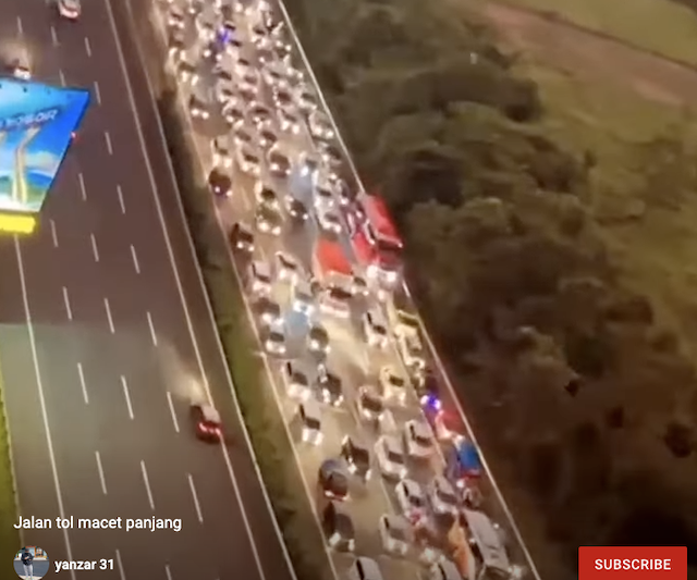 [Cek Fakta] Video Kemacetan Arus Mudik Lebaran 2022 di Jalan Tol Ini Hoaks, Begini Fakta Sebenarnya
