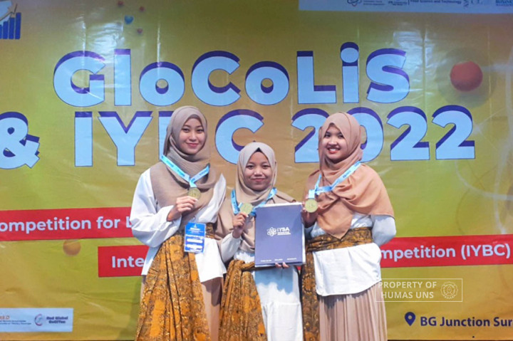Buat Gel Anti Maskne, Mahasiswa UNS Raih Medali Emas di GloCoLiS 2022