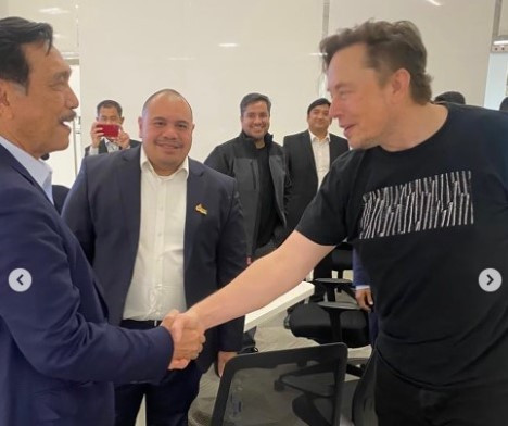 Luhut Ketemu Elon Musk, Bahas Apa?
