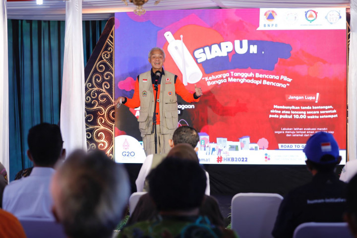 Ganjar Ingin Desa Tangguh Bencana Gabungkan Kearifan Lokal dengan Data Sains