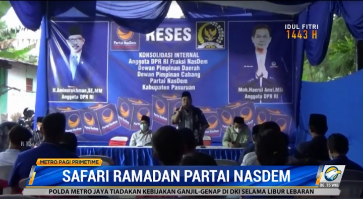 NasDem Safari Ramadan Hingga ke Pasuruan