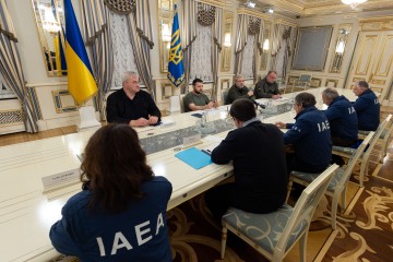 Ukrainian President Holds Meeting with IAEA Chief