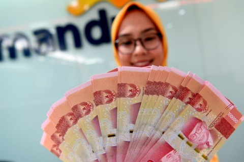 Ilustrasi pertumbuhan kredit Bank Mandiri - - Foto: MI/ Rommy Pujianto