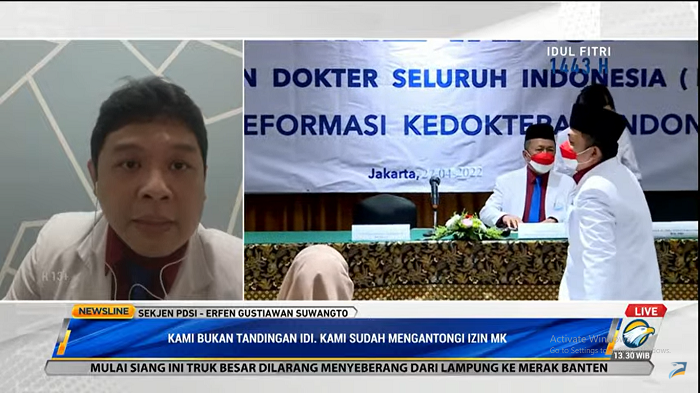 Pembentukan PDSI Tak Ada Kaitannya dengan Pemecatan Terawan