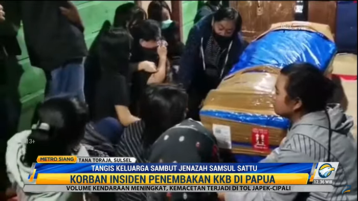 Jenazah Samsul Sattu, Korban Penembakan KKB di Papua Disambut Isak Tangis Keluarga