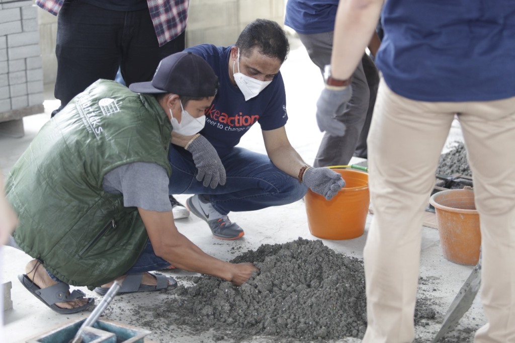Salah satu kegiatan TakeAction Novo Nordisk (Foto: Ist)