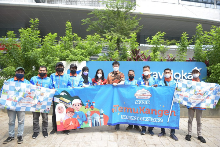 Traveloka Berangkatkan 200 Mitra Driver Eats Delivery Mudik Gratis
