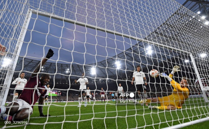 Liga Europa: Babak 1, West Ham vs Eintracht Frankfurt Sama Kuat 1-1