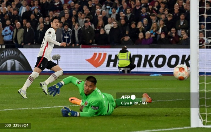 Liga Europa: West Ham Takluk 1-2 dari Eintracht Frankfurt